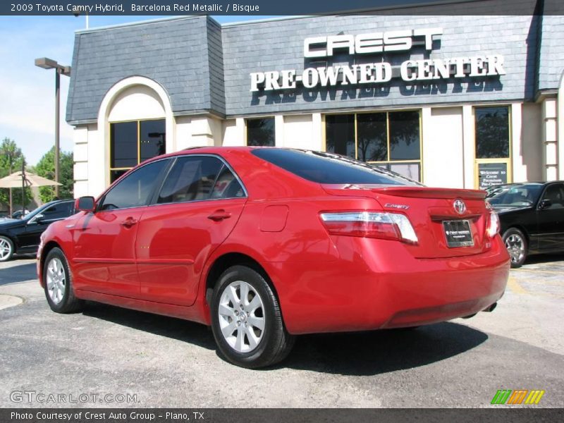 Barcelona Red Metallic / Bisque 2009 Toyota Camry Hybrid