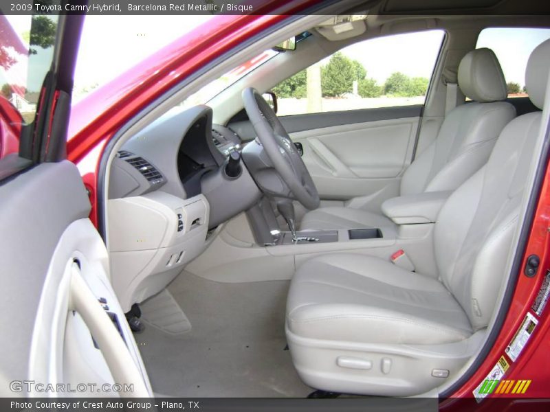 Barcelona Red Metallic / Bisque 2009 Toyota Camry Hybrid