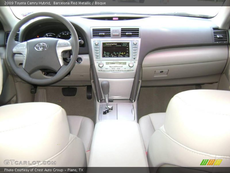 Barcelona Red Metallic / Bisque 2009 Toyota Camry Hybrid