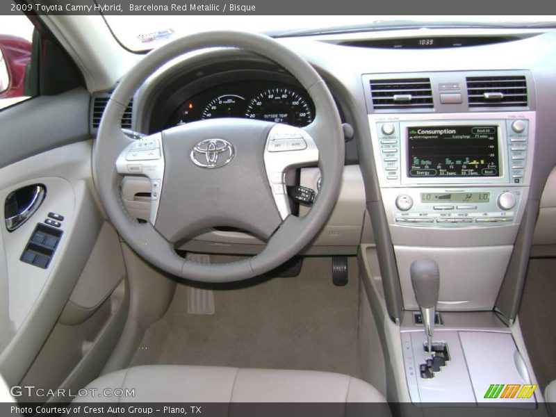 Barcelona Red Metallic / Bisque 2009 Toyota Camry Hybrid