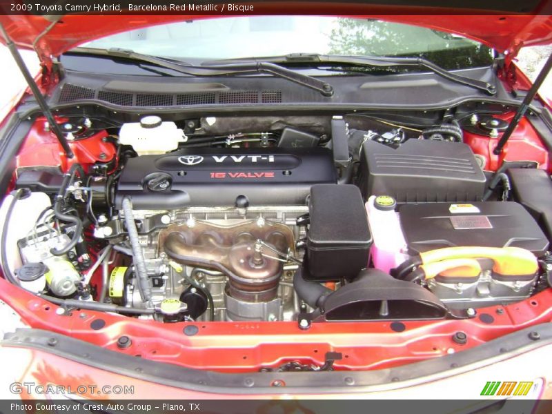 Barcelona Red Metallic / Bisque 2009 Toyota Camry Hybrid