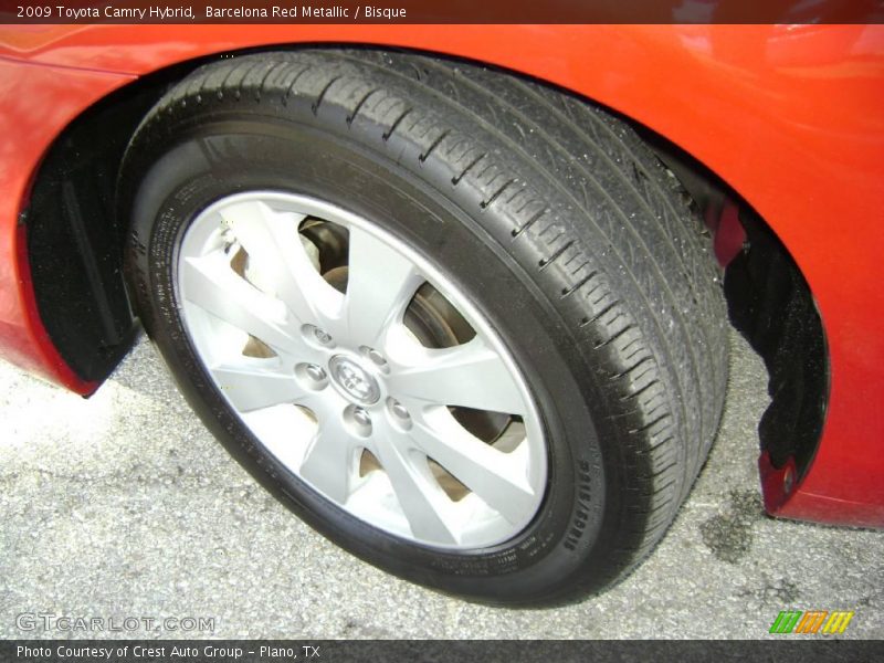 Barcelona Red Metallic / Bisque 2009 Toyota Camry Hybrid