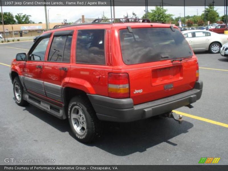 Flame Red / Agate Black 1997 Jeep Grand Cherokee Laredo