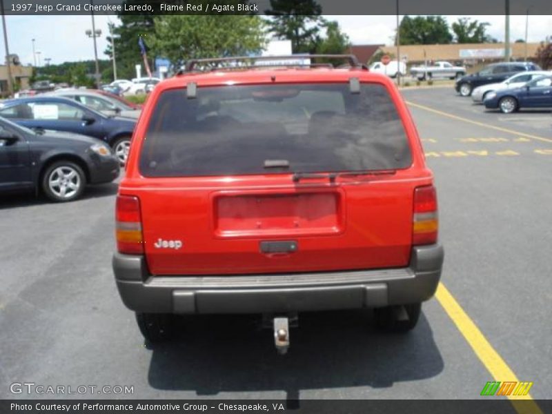 Flame Red / Agate Black 1997 Jeep Grand Cherokee Laredo