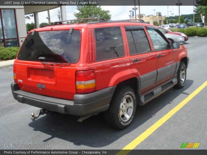 Flame Red / Agate Black 1997 Jeep Grand Cherokee Laredo