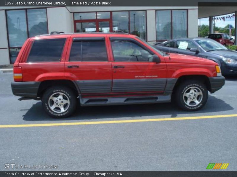 Flame Red / Agate Black 1997 Jeep Grand Cherokee Laredo