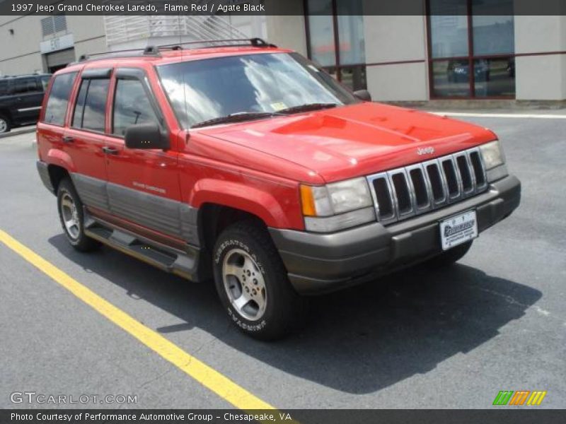 Flame Red / Agate Black 1997 Jeep Grand Cherokee Laredo