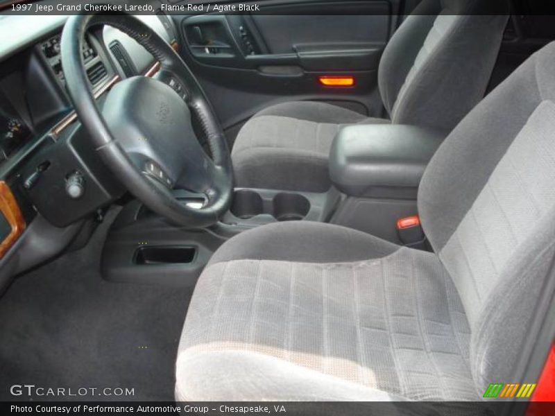 Flame Red / Agate Black 1997 Jeep Grand Cherokee Laredo