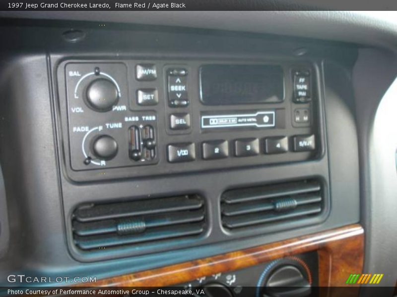 Flame Red / Agate Black 1997 Jeep Grand Cherokee Laredo