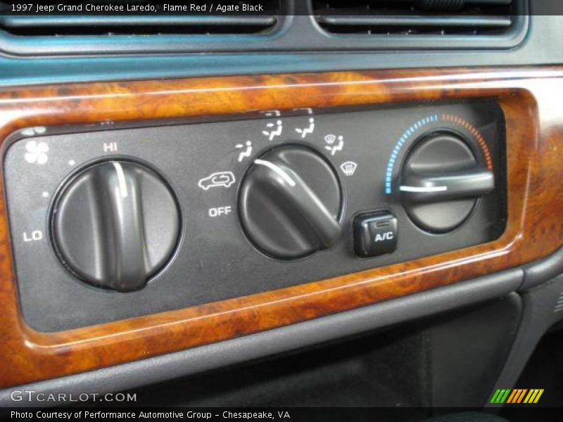 Flame Red / Agate Black 1997 Jeep Grand Cherokee Laredo