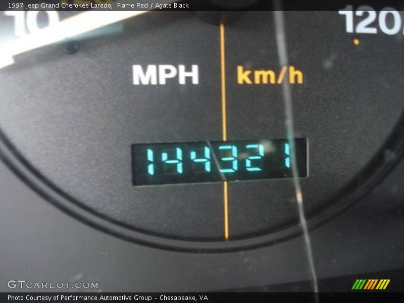 Flame Red / Agate Black 1997 Jeep Grand Cherokee Laredo