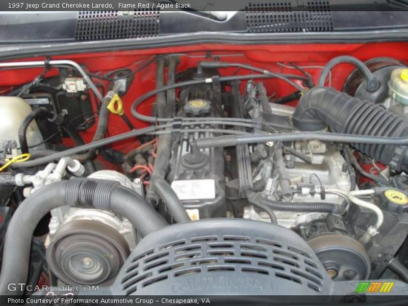 Flame Red / Agate Black 1997 Jeep Grand Cherokee Laredo
