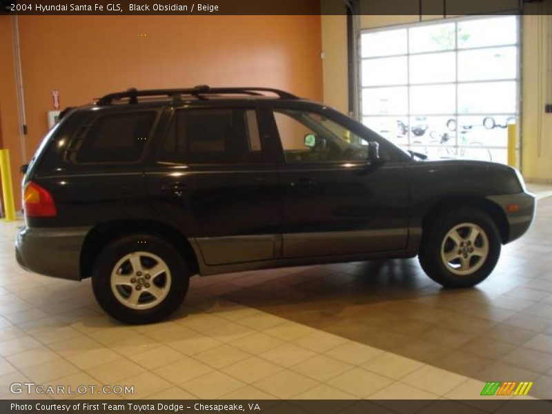 Black Obsidian / Beige 2004 Hyundai Santa Fe GLS
