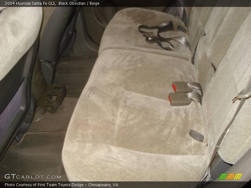 Black Obsidian / Beige 2004 Hyundai Santa Fe GLS