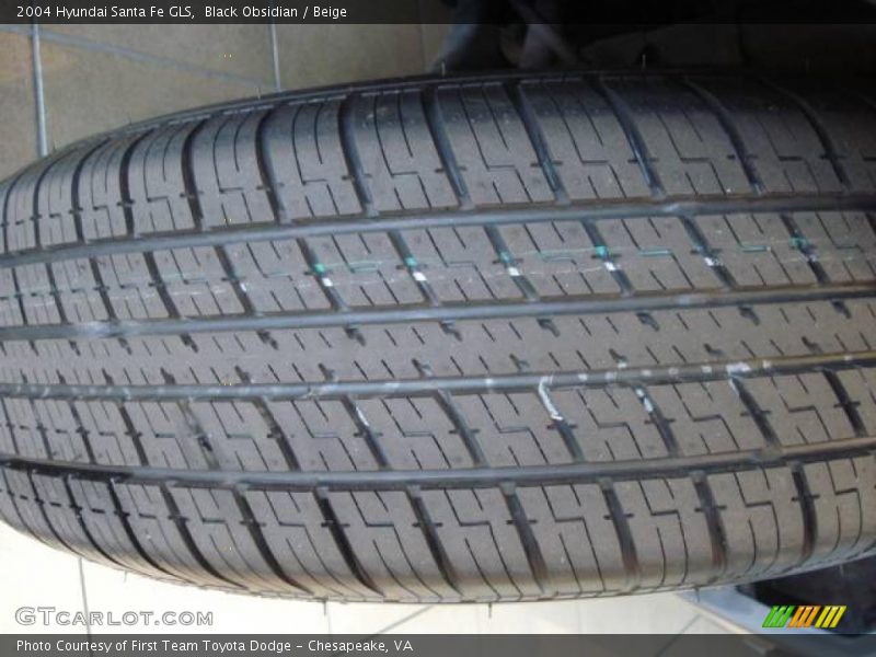 Black Obsidian / Beige 2004 Hyundai Santa Fe GLS