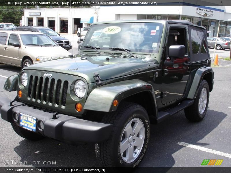 Jeep Green Metallic / Dark Slate Gray/Medium Slate Gray 2007 Jeep Wrangler Sahara 4x4