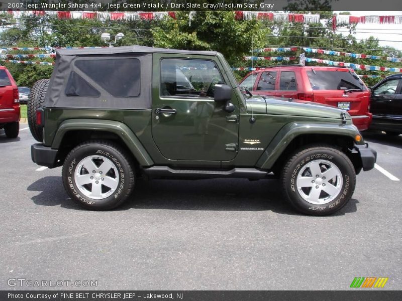 Jeep Green Metallic / Dark Slate Gray/Medium Slate Gray 2007 Jeep Wrangler Sahara 4x4