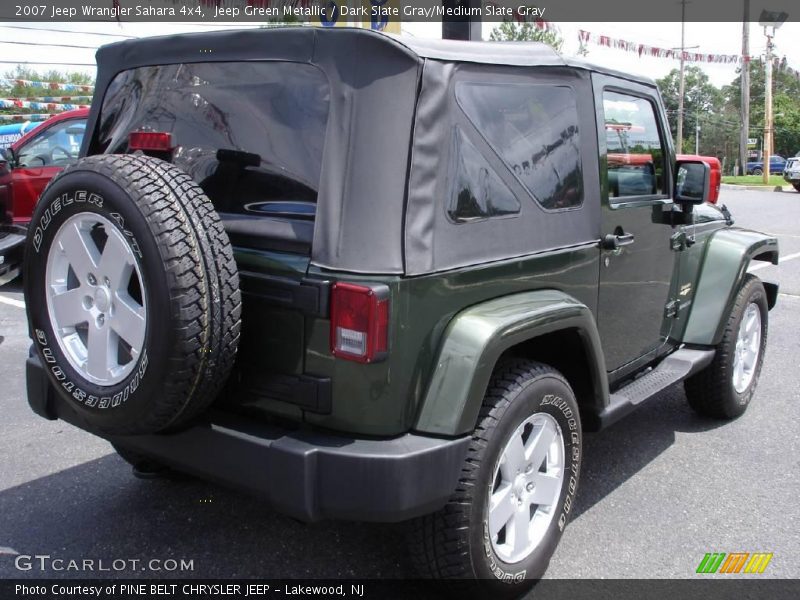 Jeep Green Metallic / Dark Slate Gray/Medium Slate Gray 2007 Jeep Wrangler Sahara 4x4