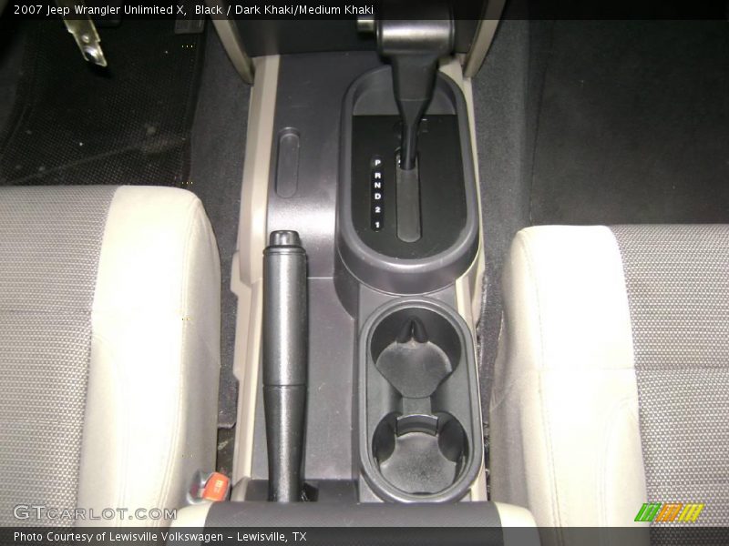 Black / Dark Khaki/Medium Khaki 2007 Jeep Wrangler Unlimited X
