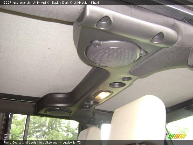 Black / Dark Khaki/Medium Khaki 2007 Jeep Wrangler Unlimited X