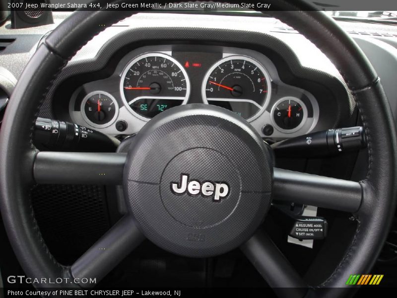 Jeep Green Metallic / Dark Slate Gray/Medium Slate Gray 2007 Jeep Wrangler Sahara 4x4