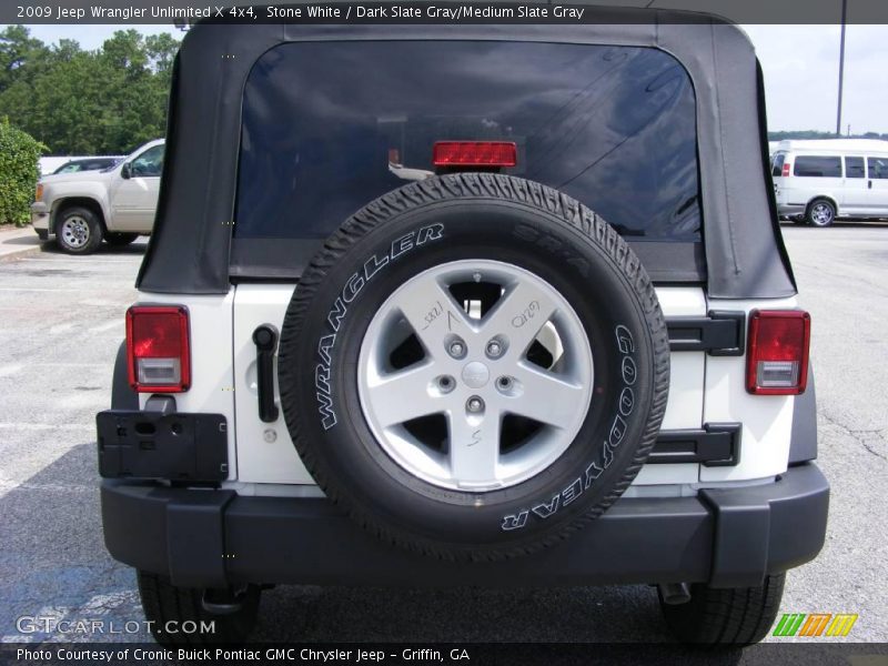 Stone White / Dark Slate Gray/Medium Slate Gray 2009 Jeep Wrangler Unlimited X 4x4