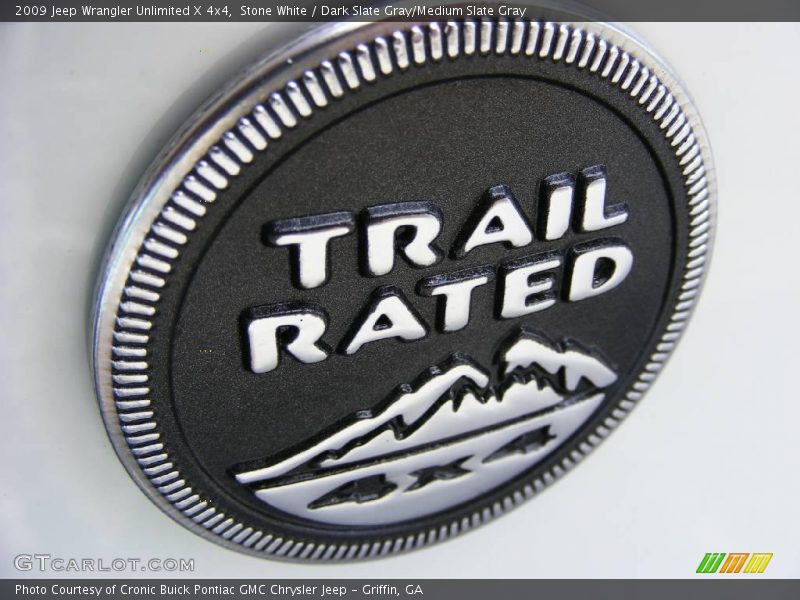 Stone White / Dark Slate Gray/Medium Slate Gray 2009 Jeep Wrangler Unlimited X 4x4