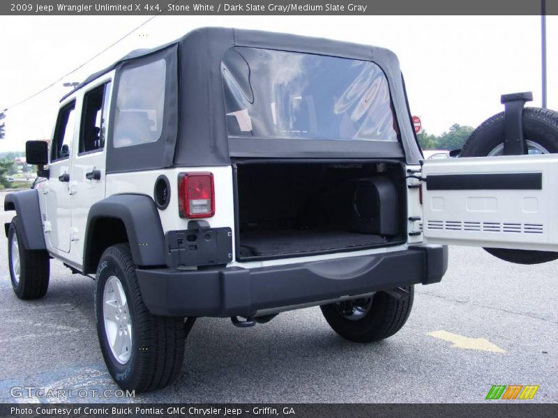 Stone White / Dark Slate Gray/Medium Slate Gray 2009 Jeep Wrangler Unlimited X 4x4