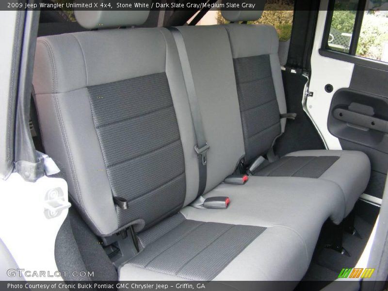 Stone White / Dark Slate Gray/Medium Slate Gray 2009 Jeep Wrangler Unlimited X 4x4