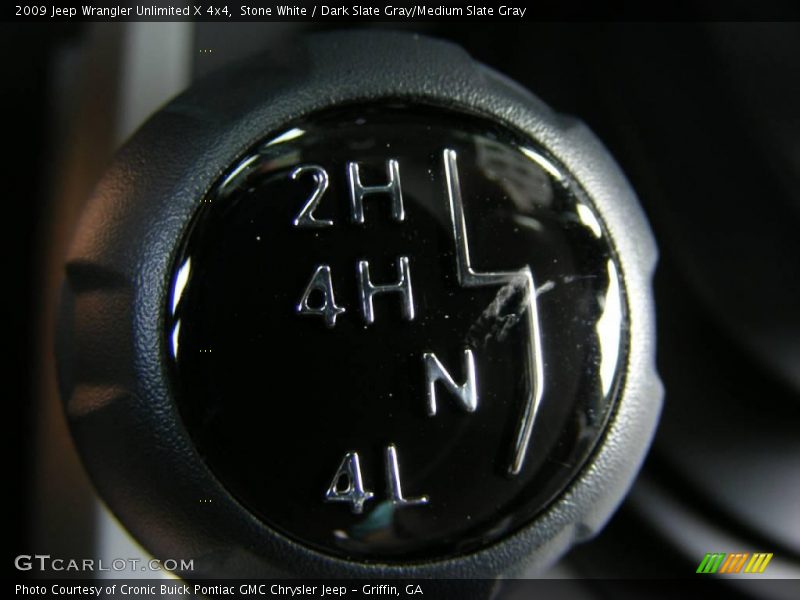 Stone White / Dark Slate Gray/Medium Slate Gray 2009 Jeep Wrangler Unlimited X 4x4