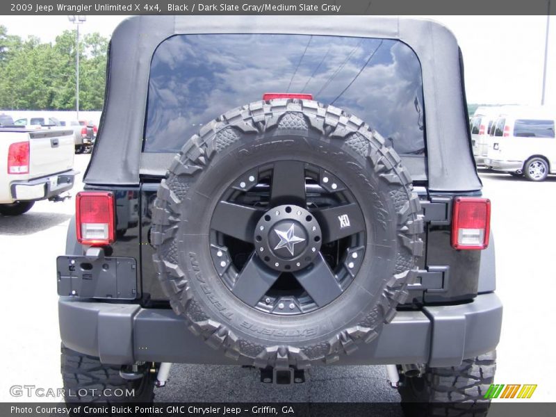 Black / Dark Slate Gray/Medium Slate Gray 2009 Jeep Wrangler Unlimited X 4x4