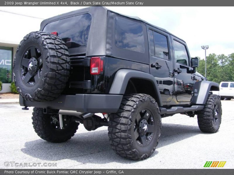 Black / Dark Slate Gray/Medium Slate Gray 2009 Jeep Wrangler Unlimited X 4x4