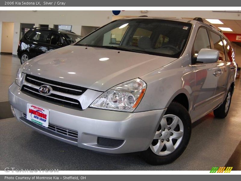 Silver / Gray 2006 Kia Sedona LX