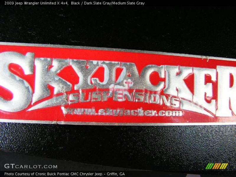 Black / Dark Slate Gray/Medium Slate Gray 2009 Jeep Wrangler Unlimited X 4x4