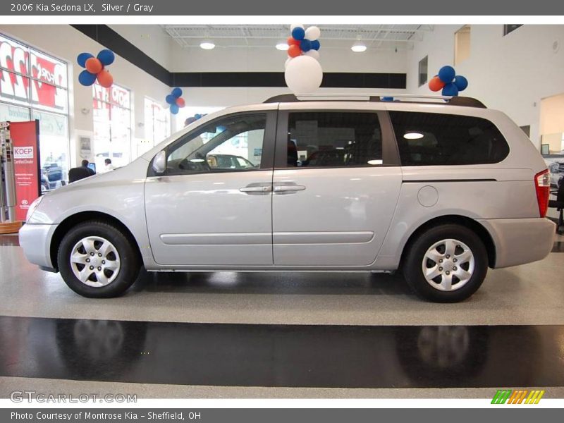 Silver / Gray 2006 Kia Sedona LX