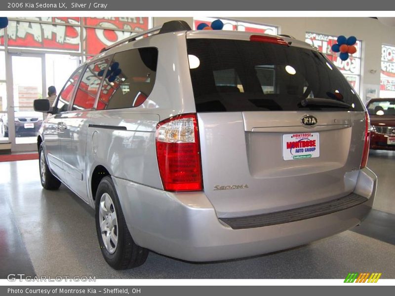 Silver / Gray 2006 Kia Sedona LX