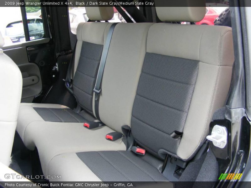 Black / Dark Slate Gray/Medium Slate Gray 2009 Jeep Wrangler Unlimited X 4x4