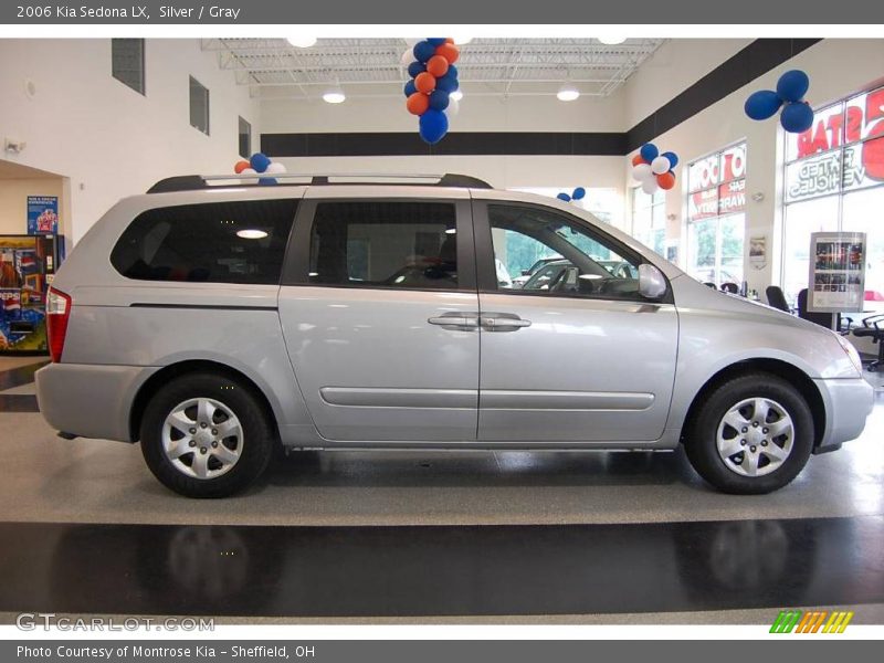 Silver / Gray 2006 Kia Sedona LX