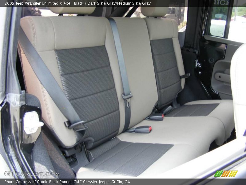 Black / Dark Slate Gray/Medium Slate Gray 2009 Jeep Wrangler Unlimited X 4x4