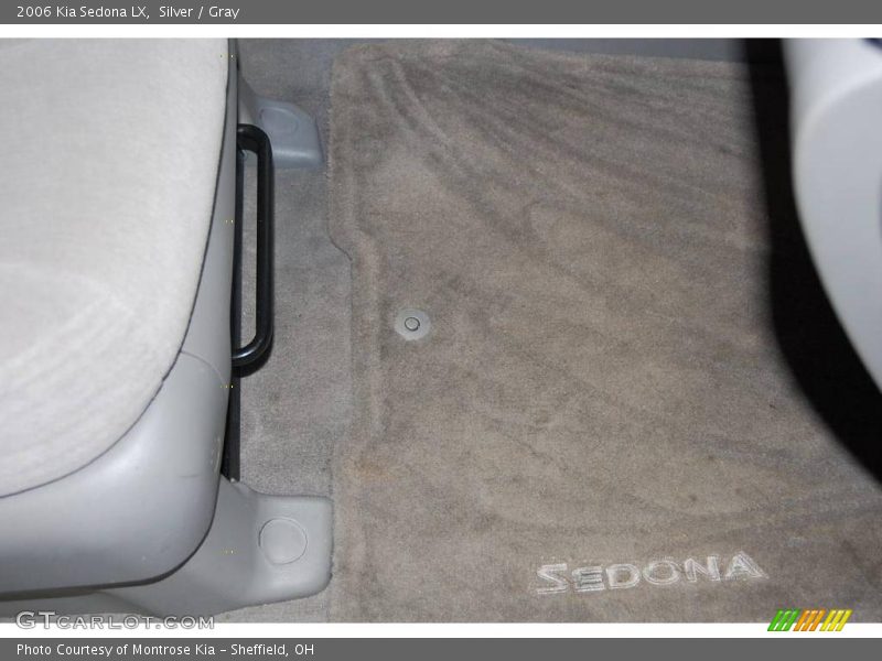 Silver / Gray 2006 Kia Sedona LX
