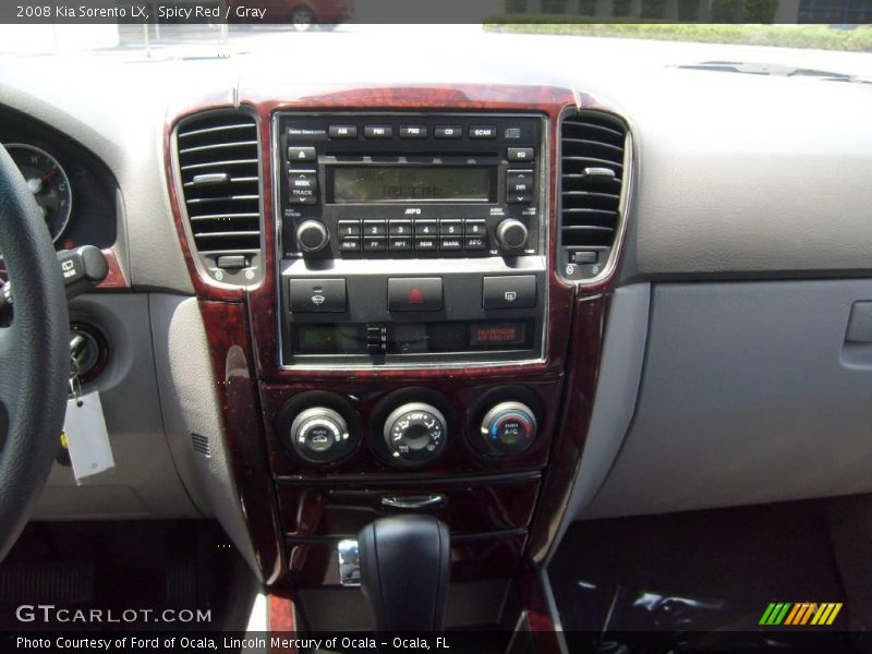 Spicy Red / Gray 2008 Kia Sorento LX