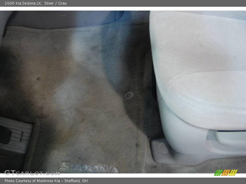 Silver / Gray 2006 Kia Sedona LX