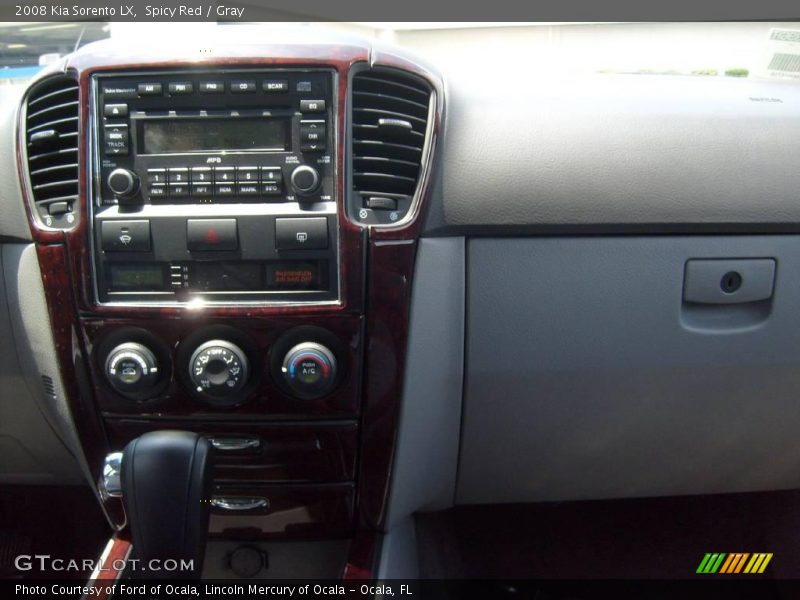 Spicy Red / Gray 2008 Kia Sorento LX
