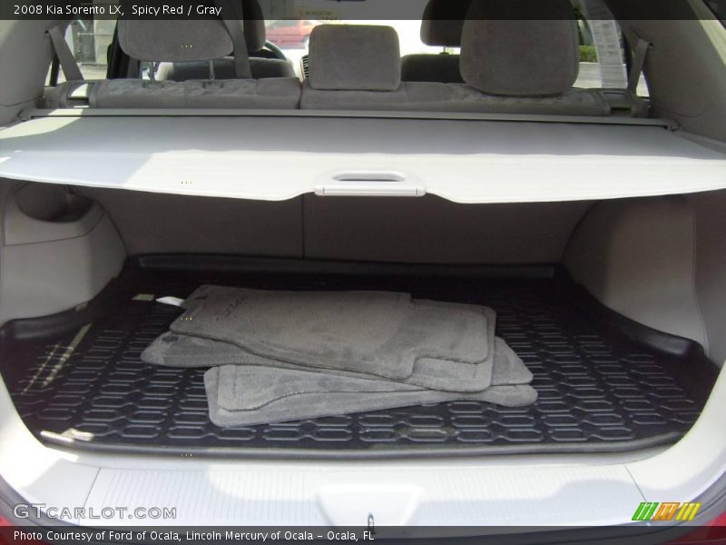 Spicy Red / Gray 2008 Kia Sorento LX