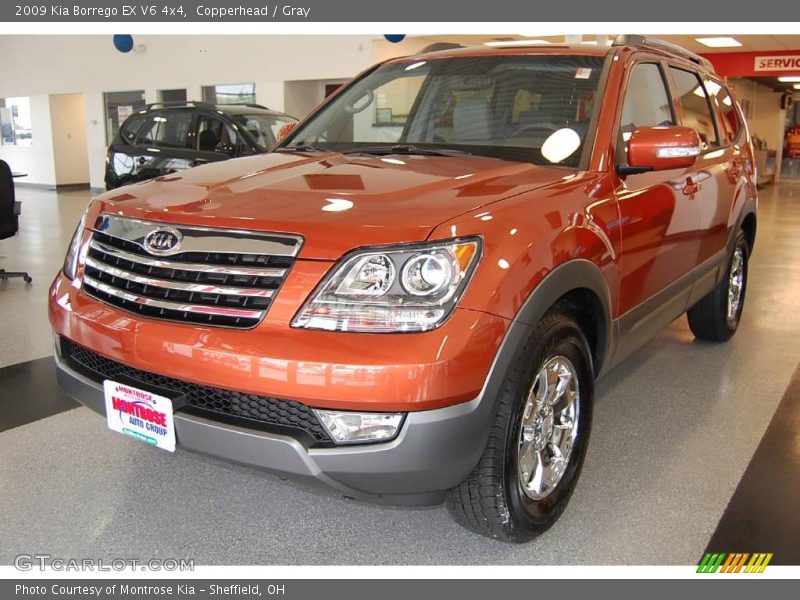 Copperhead / Gray 2009 Kia Borrego EX V6 4x4