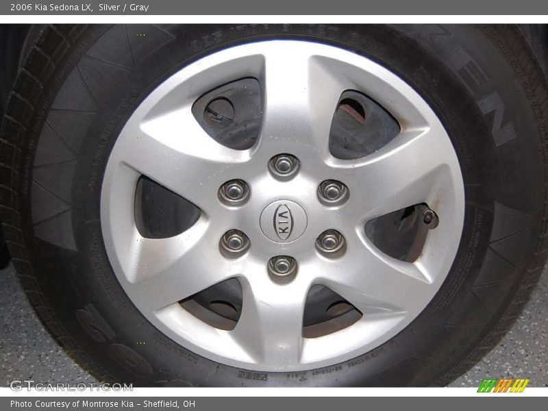 Silver / Gray 2006 Kia Sedona LX