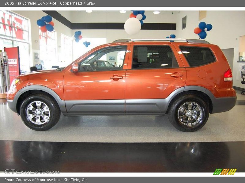 Copperhead / Gray 2009 Kia Borrego EX V6 4x4