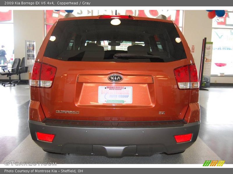 Copperhead / Gray 2009 Kia Borrego EX V6 4x4