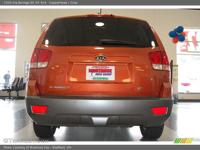 Copperhead / Gray 2009 Kia Borrego EX V6 4x4