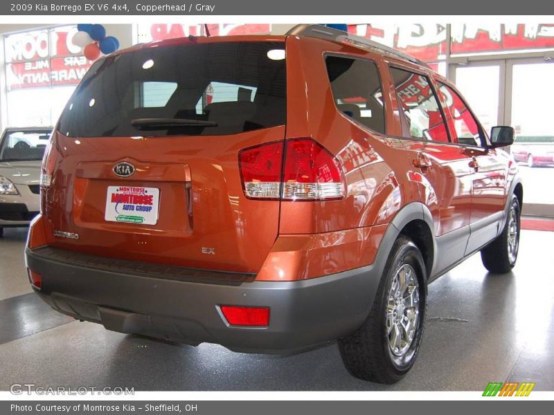 Copperhead / Gray 2009 Kia Borrego EX V6 4x4